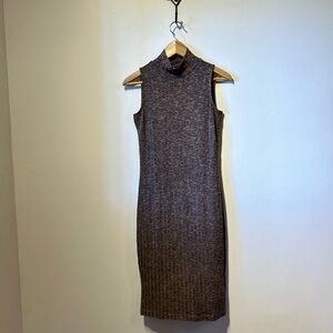 NWT Serena Williams Midi Dress Size XS Stretchy high neck sleeveless shapely